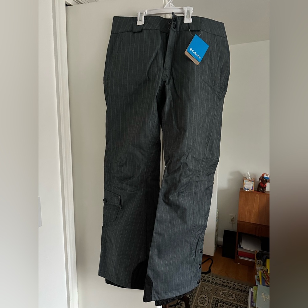 Columbia womens ski pants grey new size M nwt